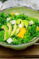 Image showing fresh avocado salad 