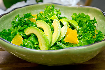 Image showing fresh avocado salad 