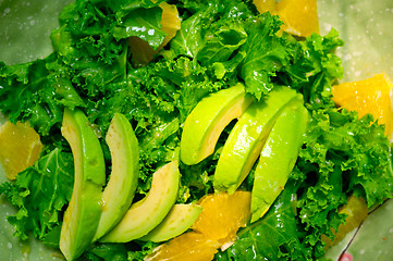 Image showing fresh avocado salad 