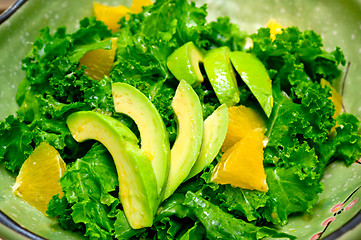 Image showing fresh avocado salad 