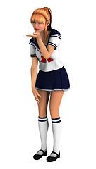 Image showing Schoolgirl