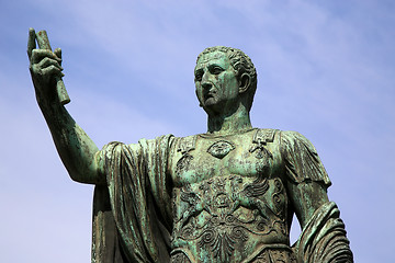Image showing Statue CAESARI NERVAE Augustus, Rome, Italy