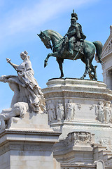 Image showing Vittorio Emanuele in Rome, Italy