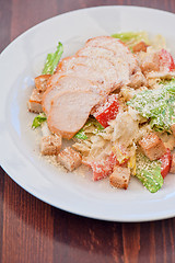 Image showing Chicken ceasar salad