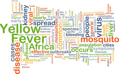 Image showing Yellow fever background concept