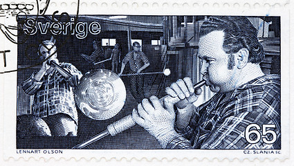 Image showing Glassblowers Stamp