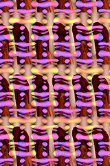 Image showing Abstract 3d background of the greek letter Pi