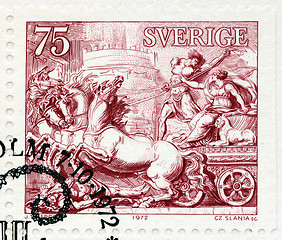 Image showing Quadriga Stamp