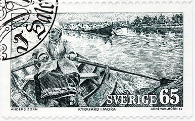 Image showing Anders Zorn Stamp