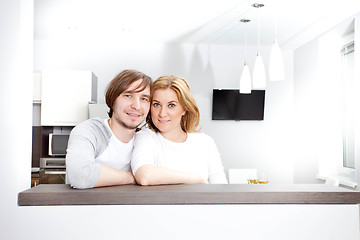 Image showing Smiling Couple  In New Home