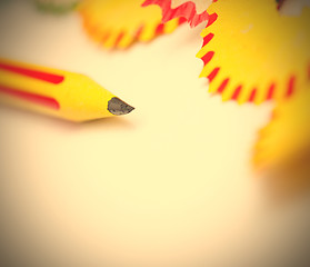 Image showing tip of a pencil. close-up