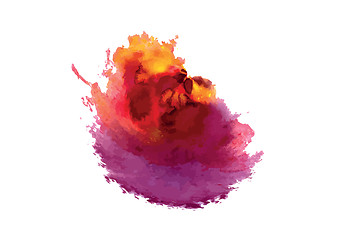 Image showing Bright abstract color blots