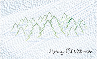 Image showing card, merry christmas