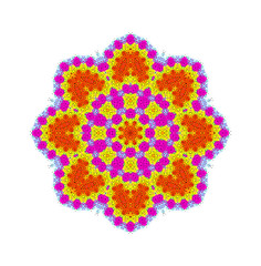 Image showing Bright abstract color shape