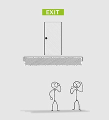 Image showing exit door