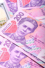 Image showing ukrainian money hryvnia financial background