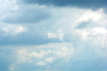 Image showing clouds in the blue sky