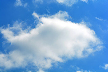 Image showing clouds in the blue sky