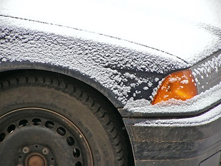 Image showing Snow car