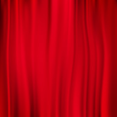 Image showing Red curtain background. EPS 10