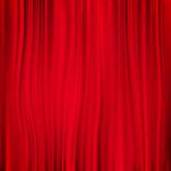 Image showing Red curtain background. EPS 10