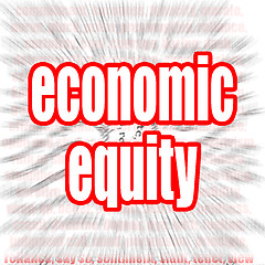 Image showing Economic equity