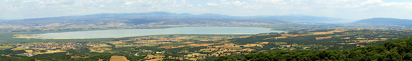 Image showing Lake Volvi Greece