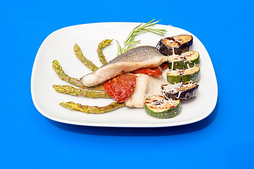 Image showing Seabass fillet