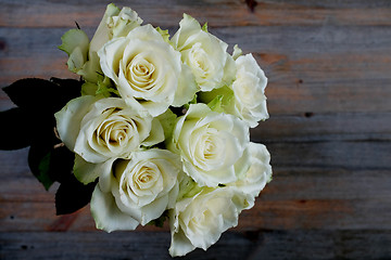 Image showing bridal bouquet of roses 