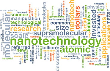 Image showing Nanotechnology background concept