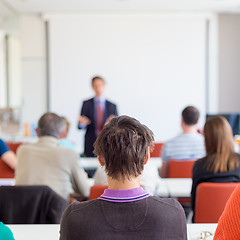 Image showing Lecture at university.