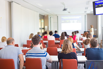 Image showing Lecture at university.