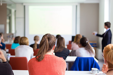 Image showing Lecture at university.