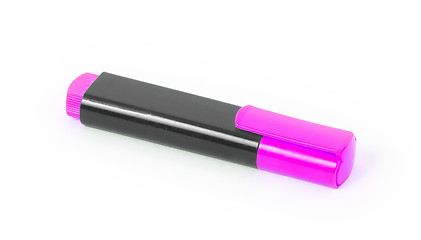 Image showing Pink highlighter isolated