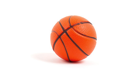 Image showing Small toy basketball ball