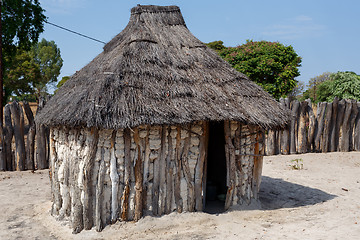 Image showing traditional african village with houses 