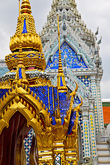 Image showing  thailand asia   in  bangkok rain  temple      mosaic