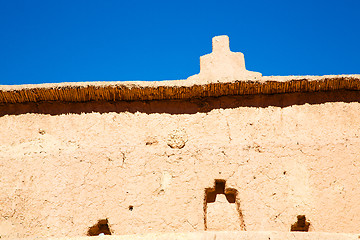 Image showing moroccan old wall and in antique city