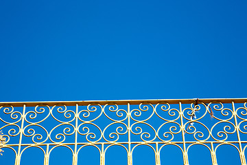 Image showing abstract terrace in   africa and the sky