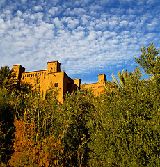 Image showing africa in morocco the old contruction and the historical village