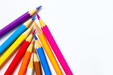 Image showing colored pencils for drawing