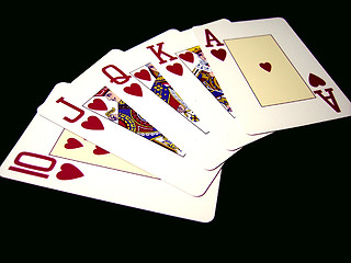 Image showing royal flush