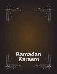 Image showing Ramadan Kareem. lettering composition of muslim holy month.