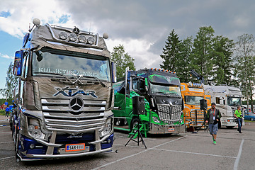 Image showing Trucks of Kuljetus Auvinen at Riverside Truck Meeting 2015