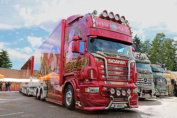 Image showing Scania R560 Truck Madonna of Ristimaa, Finland