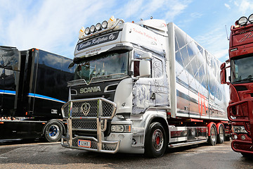 Image showing Scania R560 of Karelia Kuljetus Oy at Riverside Truck Meeting 20