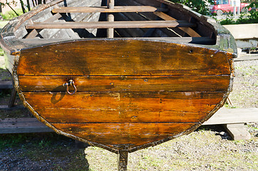 Image showing old rowboat