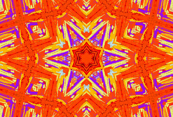 Image showing Bright abstract pattern