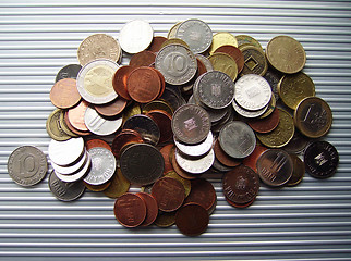 Image showing pile of coins