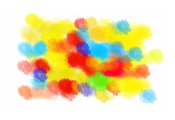 Image showing Abstract color blots texture